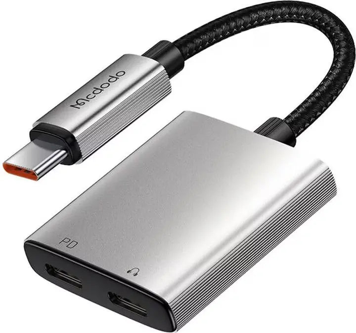 Mcdodo CA-5570 2-in-1 USB-C to Dual USB-C Audio Adapter - Saif Al Najmi Kw
